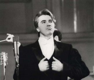Дмитрий Хворостовский. 80-е годы, запись на радиостудии. Фото - hvorostovsky.su