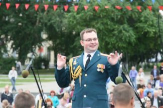 Военный дирижер Александр Гаврилин. Фото - из личного архива А. Гаврилина