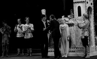 Валерий Гергиев и Родион Щедрин после премьеры спектакля. 29 апреля 1981 года
