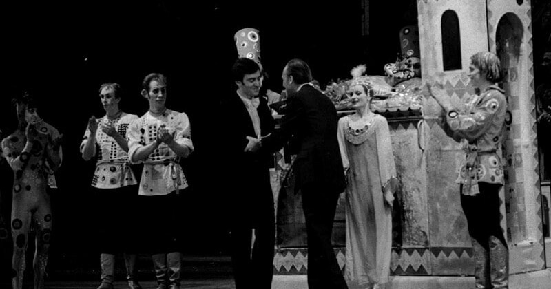 Валерий Гергиев и Родион Щедрин после премьеры спектакля. 29 апреля 1981 года