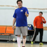 Денис Мацуев во время матча со сборной Тюменского драматического театра. Фото - Екатерина Христозова