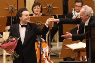 Евгений Кисин и Юрий Темирканов. Фото - Cтанислав Левшин
