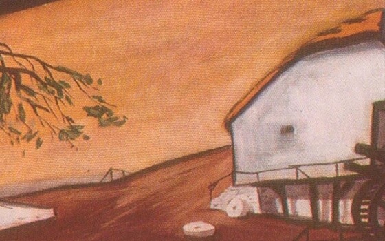 Эскиз Йозефа Свободы к первому акту «Енуфы». Фото - Московский академический Музыкальный театр им. К. С. Станиславского и Вл. И. Немировича-Данченко