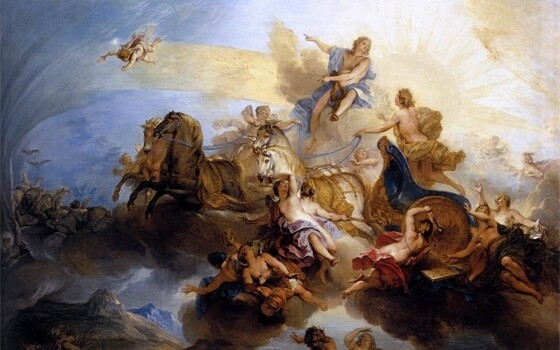 Николя Бертен. Фаэтон на колеснице Аполлона. Ок. 1720. Фото - Musée du Louvre