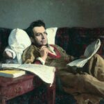 Михаил Глинка во время работы над оперой «Руслан и Людмила». Портрет работы И. Е. Репина