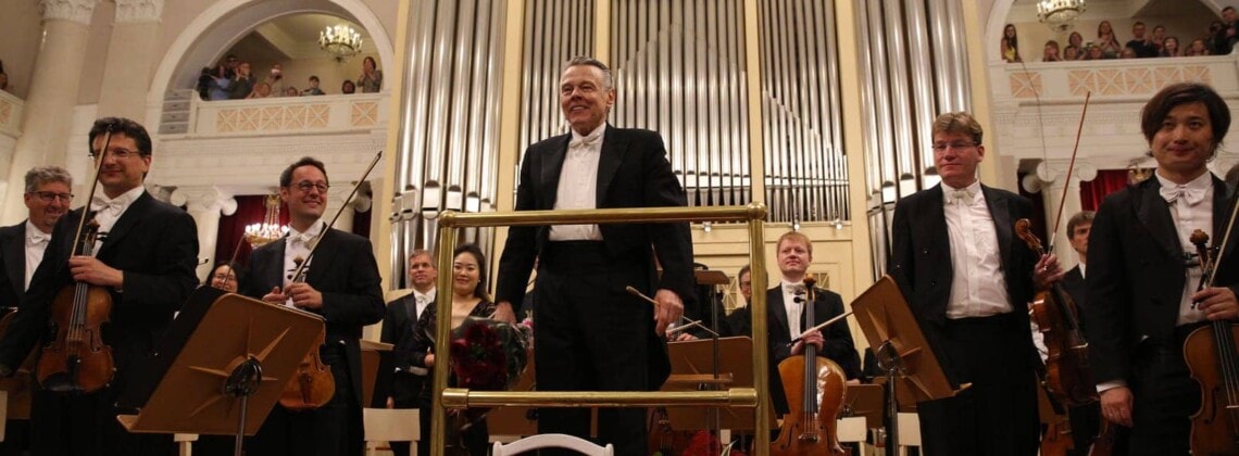 Марис Янсонс и Оркестр Баварского радио в Санкт-Петербурге. Фото - Стас Левшин