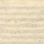 Первые такты неизвестной сонаты Эжена Изаи