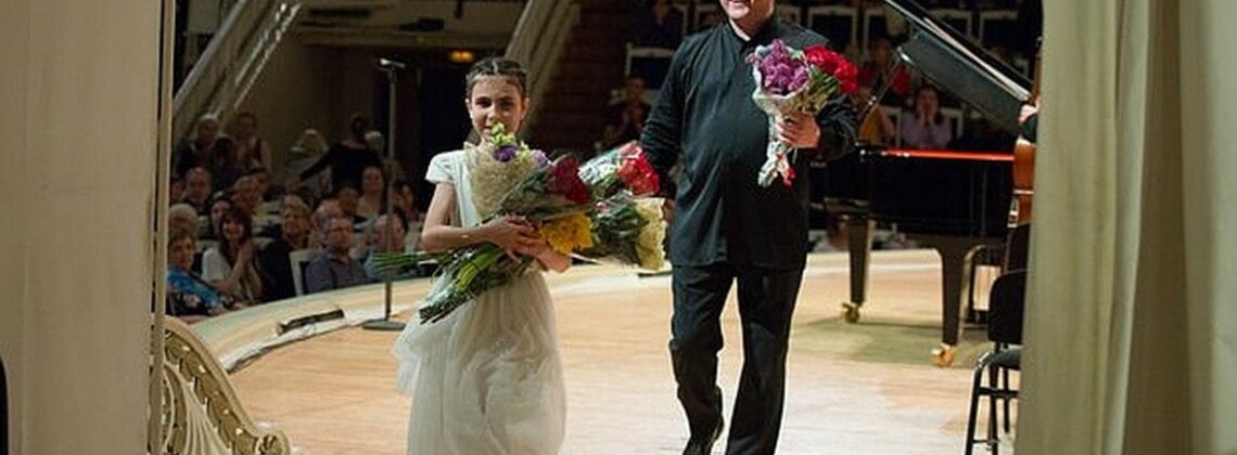 Александра Довгань и Александр Сладковский