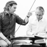 Владимир Юровский, Иво ван Хове на репетиции "Бориса Годунова". Фото - Elena Bauer