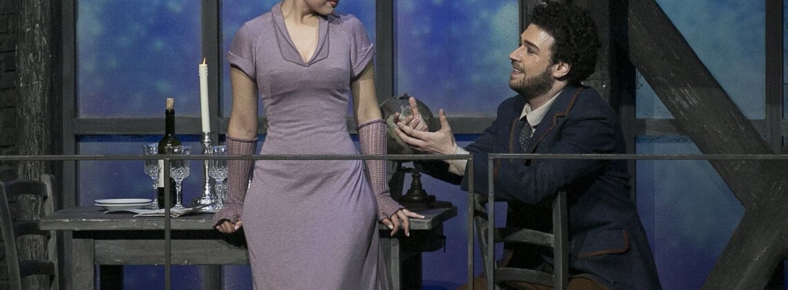 Мария Мудряк (Мими), Давиде Джусти (Рудольф). Фото - Дамир Юсупов