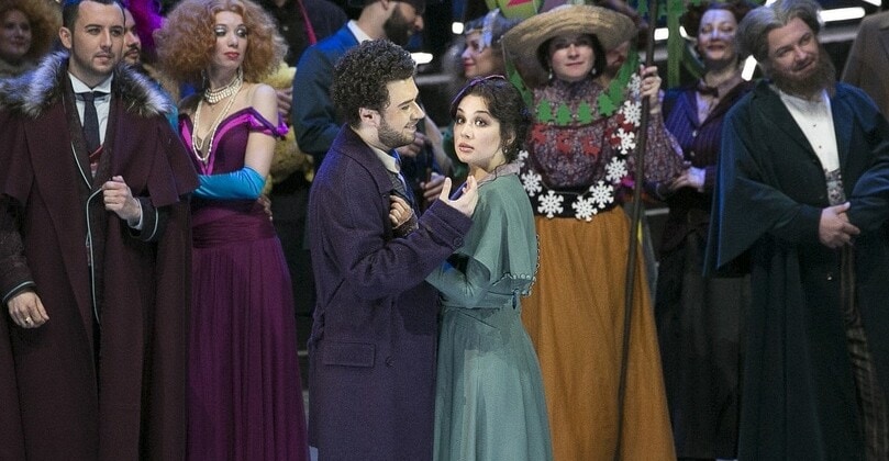 Давиде Джусти (Рудольф) и Мария Мудряк (Мими). Фото - Дамир Юсупов