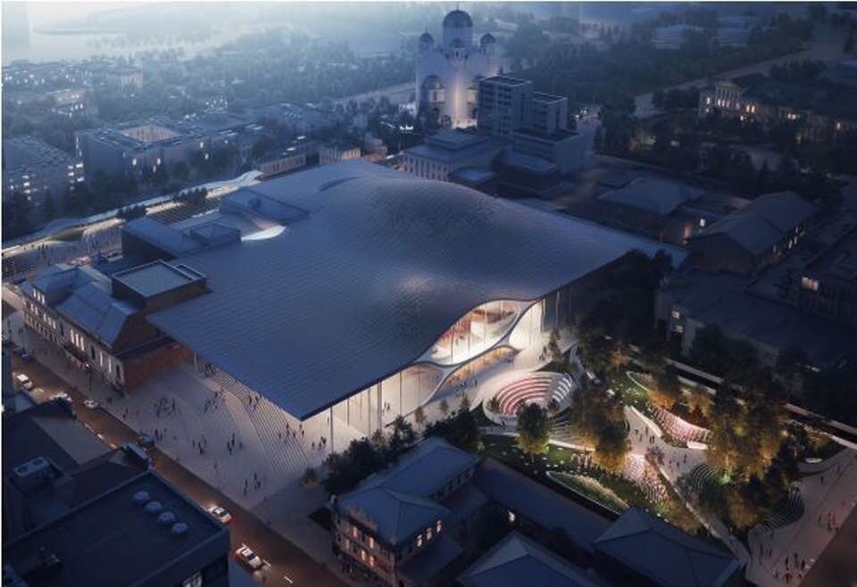 Проект нового зала Свердловской филармонии от Zaha Hadid Architects. Фото - Артем Устюжанин