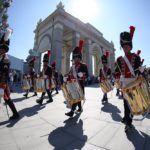 Участники "Спасской башни" прошли маршем по ВДНХ. Фото - Сергей Куксин