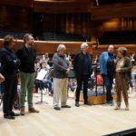 Жюри Международного конкурса дирижеров имени Светланова во время объявления результатов первого тура