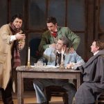 Сцена из оперы "Богема" - постановка Большого театра