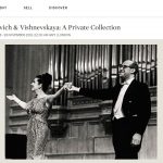 Коллекция вещей и предметов искусства Ростроповича и Вишневской уйдет с молотка в Лондоне