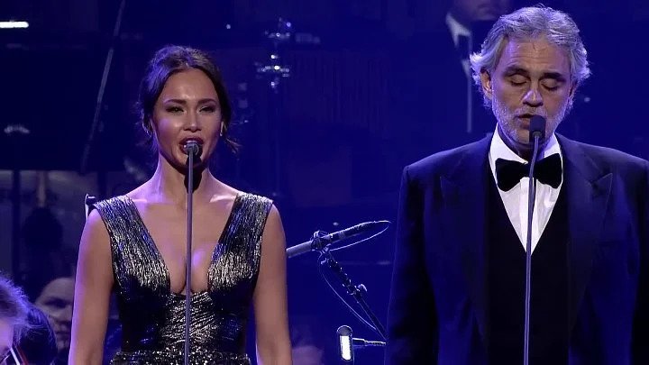 Аида Гарифуллина и Андреа Бочелли