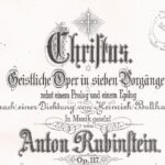 опера Антона Рубинштейна «Христос» прозвучит в Концертном зале Мариинского театра