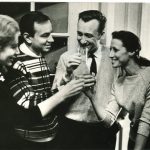 Зоя Богуславская, Андрей Вознесенский, Родион Щедрин и Майя Плисецкая. Фото - Генриетта Перьян