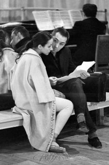 Наталия Бессмертнова и Юрий Григорович на репетиции, 1979 год. Фото - РИА Новости / Александр Макаров
