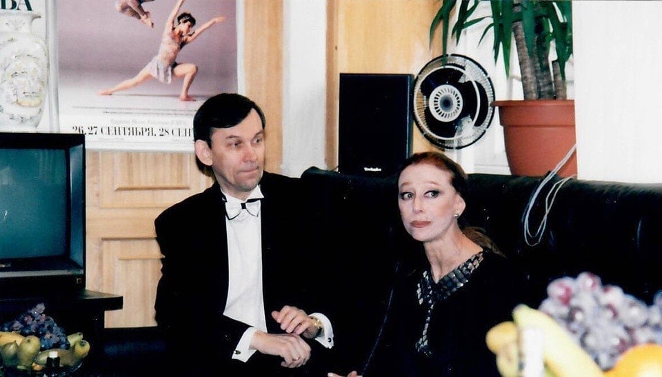 Владимир Урин и Майя Плисецкая, 1997 год