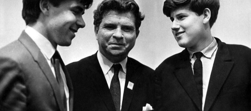 Миша Дихтер, Эмиль Гилельс и Григорий Соколов, 1966 год