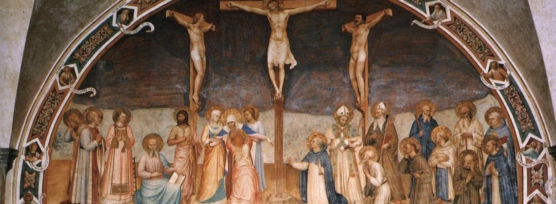 Фра Беато Анджелико. "Распятие со святыми"