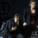 Екатерина Морозова (Татьяна) и Станислав Куфлюк (Онегин). Опера П. И. Чайковского “Евгений Онегин” в постановке Евгения Арье. Фото – Дамир Юсупов