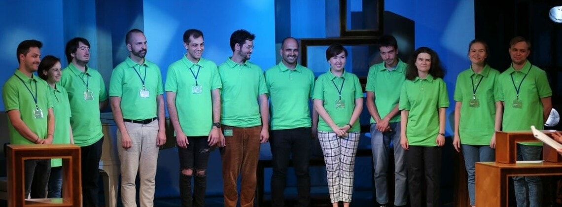 Участники конкурса "Нано-опера" - 2019 во время жеребьевки