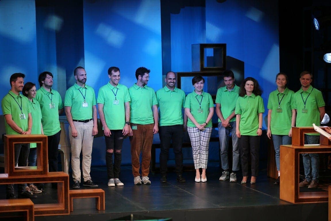 Участники конкурса "Нано-опера" - 2019 во время жеребьевки