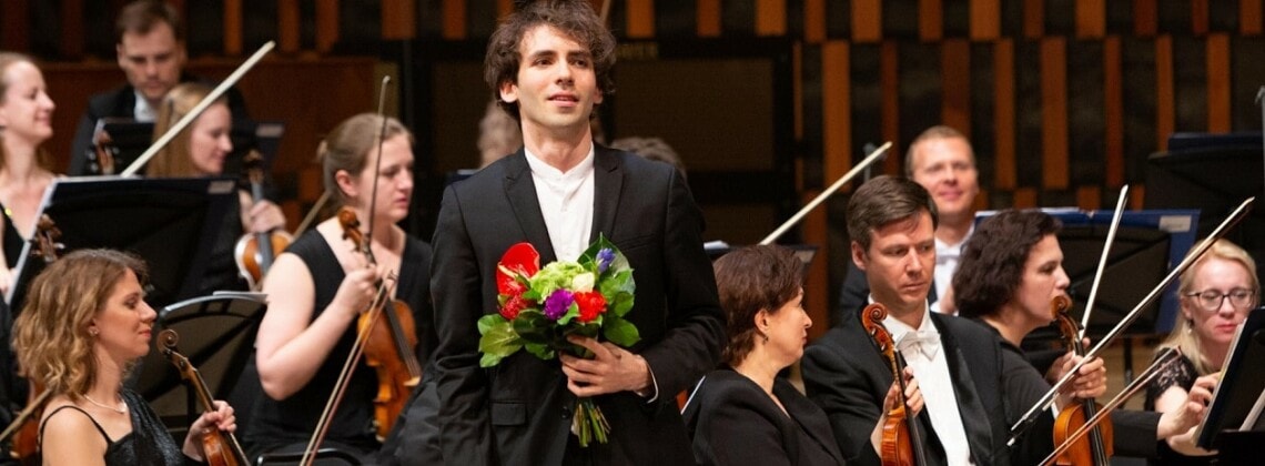 Александр Канторов на гала-концерте лауреатов Конкурса имени Чайковского в "Зарядье". Фото - пресс-служба Конкурса имени Чайковского