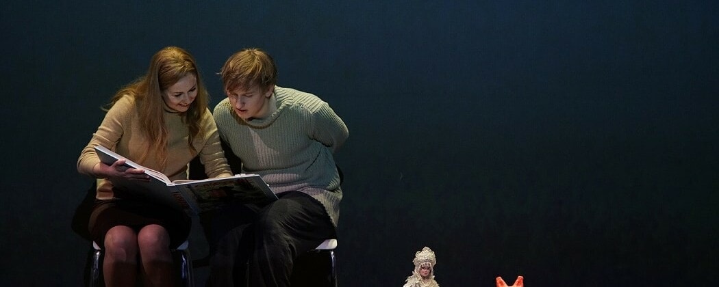 "Сказка о царе Салтане" в постановке Дмитрия Чернякова. Светлана Аксенова, Богдан Волков. Фото - Форстер