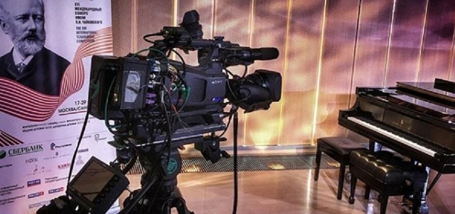 Трансляция Конкурса имени Чайковского. Фото - Максим Тарасюгин