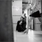 Александр Канторо́в за кулисами в трехминутном перерыве между Концертами Чайковского и Брамса. Фото - Евгений Евтюхов