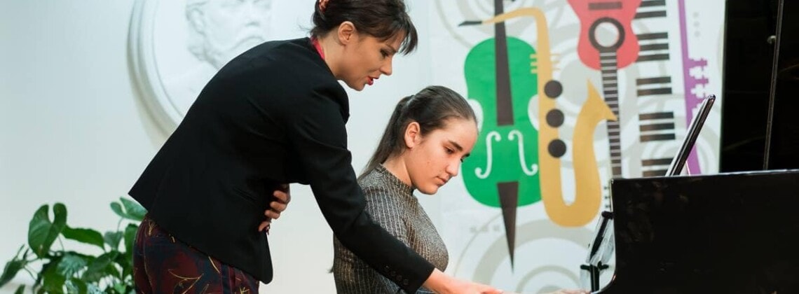 Мастер-класс Екатерины Мечетиной. Фото - Московская музыкальная школа имени Виссариона Яковлевича Шебалина / Facebook