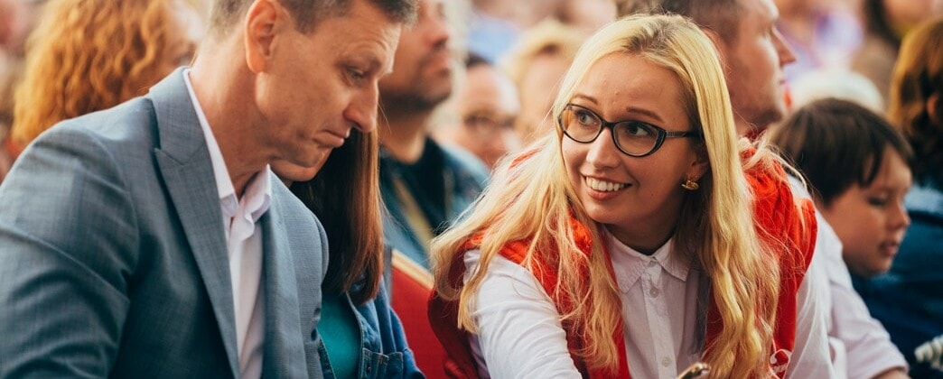 Губернатор Владимирской области Владимир Сипягин и директор регионального департамента культуры Алиса Бирюкова