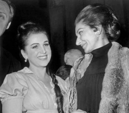 Галина Вишневская и Мария Каллас