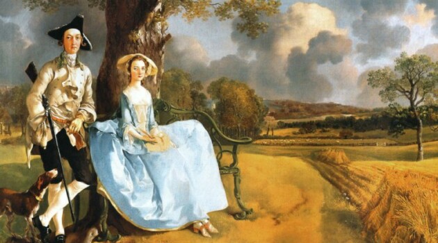 Томас Гейнсборо. «Портрет четы Эндрюс»