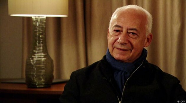 Владимир Спиваков во время интервью в студии DW