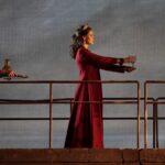 Екатерина Щербаченко – Вторая женщина. Анна Горячёва – Дидона. Жак Имбрэйло – Эней. Фото - Дамир Юсупов