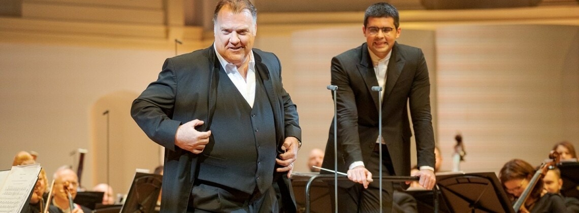 Брин Терфель, Валентин Урюпин. Фото - пресс-служба МГАФ