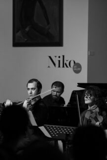 NikoFest’19. Концерт III «Греция. Мифы и легенды». Гайк Казазян, Павел Нерсесьян и Алена Баева. Фото — Александр Гребешков NikoFest’19. Концерт III «Греция. Мифы и легенды». Гайк Казазян, Павел Нерсесьян и Алена Баева. Фото — Александр Гребешков