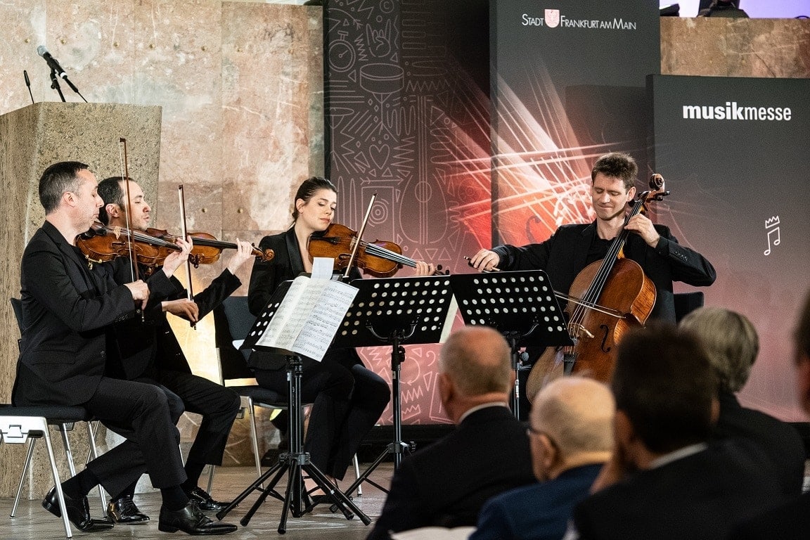 Quatuor Ébène. Messe Frankfurt GmbH / Пьетро Сутера