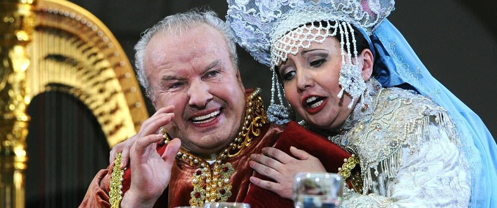 Альбина Шагимуратова (Людмила) и Глеб Никольский (Светозар)