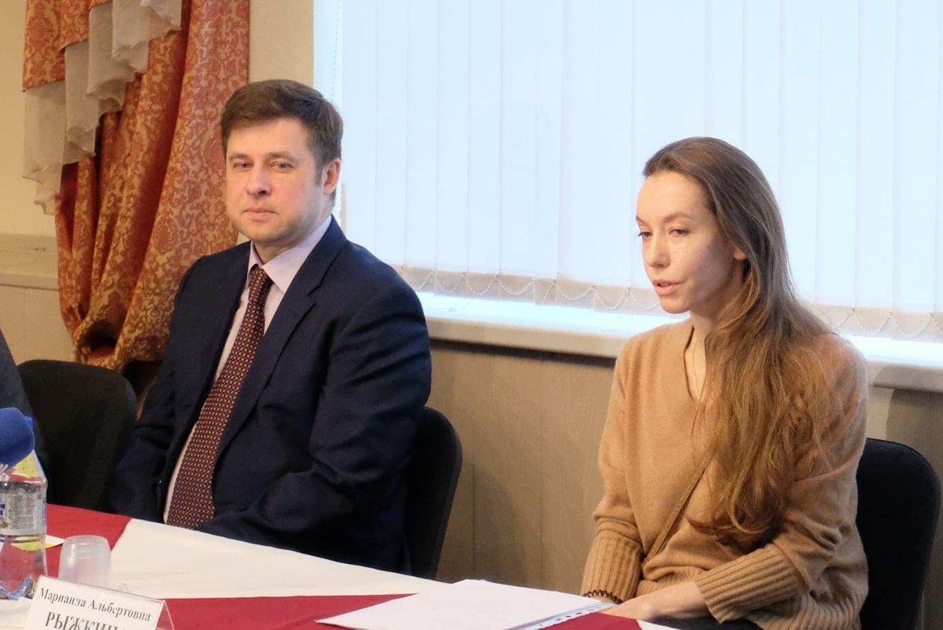 Генеральный директор Театра оперы и балета республики Коми Дмитрий Степанов, главный балетмейстер театра Марианна Рыжкина