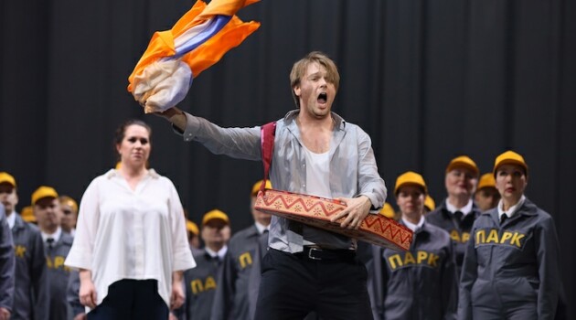 Ксения Дудникова (Любава), Иван Гынгазов (Садко). Фото - Дамир Юсупов