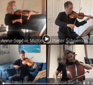 Анне-Софи Муттер дала необычный концерт