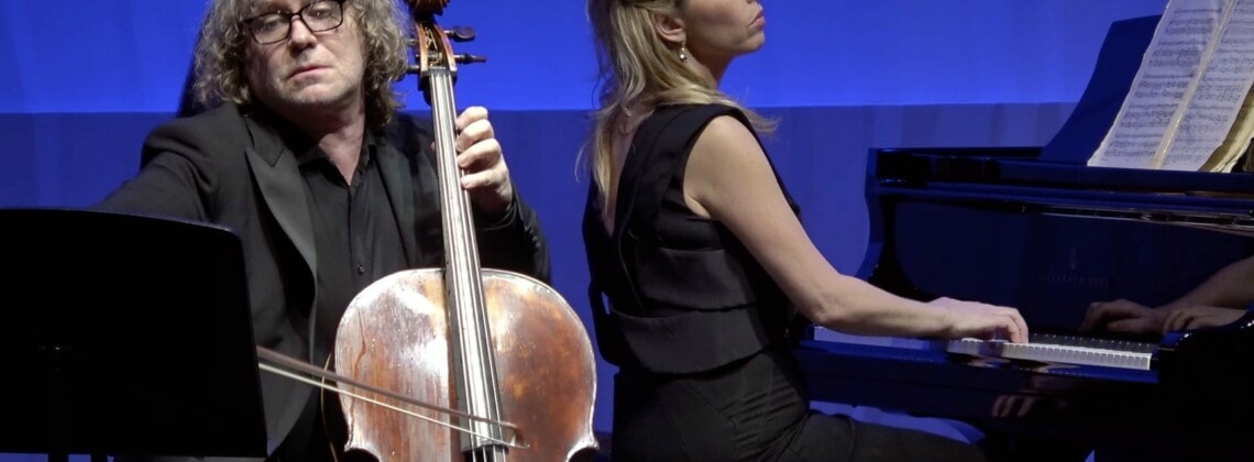 Александр Князев (виолончель) и Басиния Шульман (фортепиано)