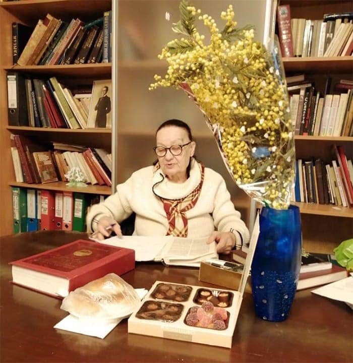Людмила Рыбакова во время последнего визита в театр. Фото - сайт Большого театра Людмила Рыбакова во время последнего визита в театр. Фото - сайт Большого театра