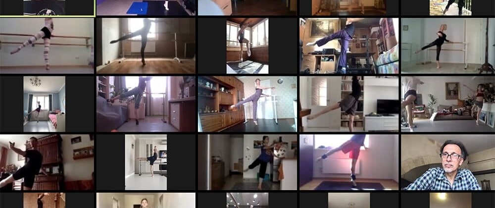 Балетная труппа Музыкального театра продолжает работать дома. Фото - Карина Житкова